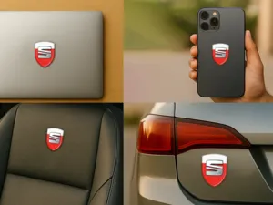 Seat Pegatinas Silicona Auto Resistentes Universal Alta Calidad